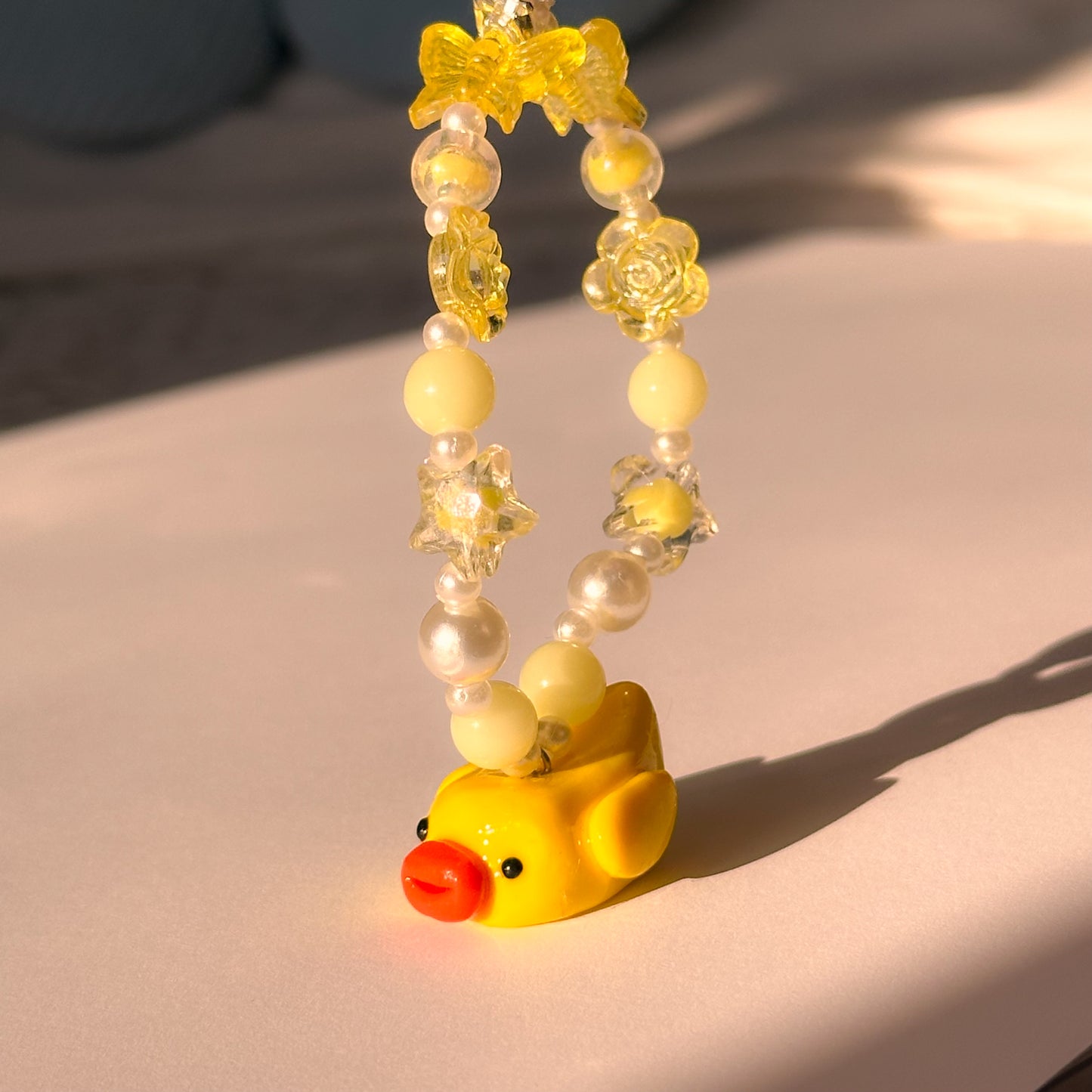Duck Bestie Beaded Phone Charm
