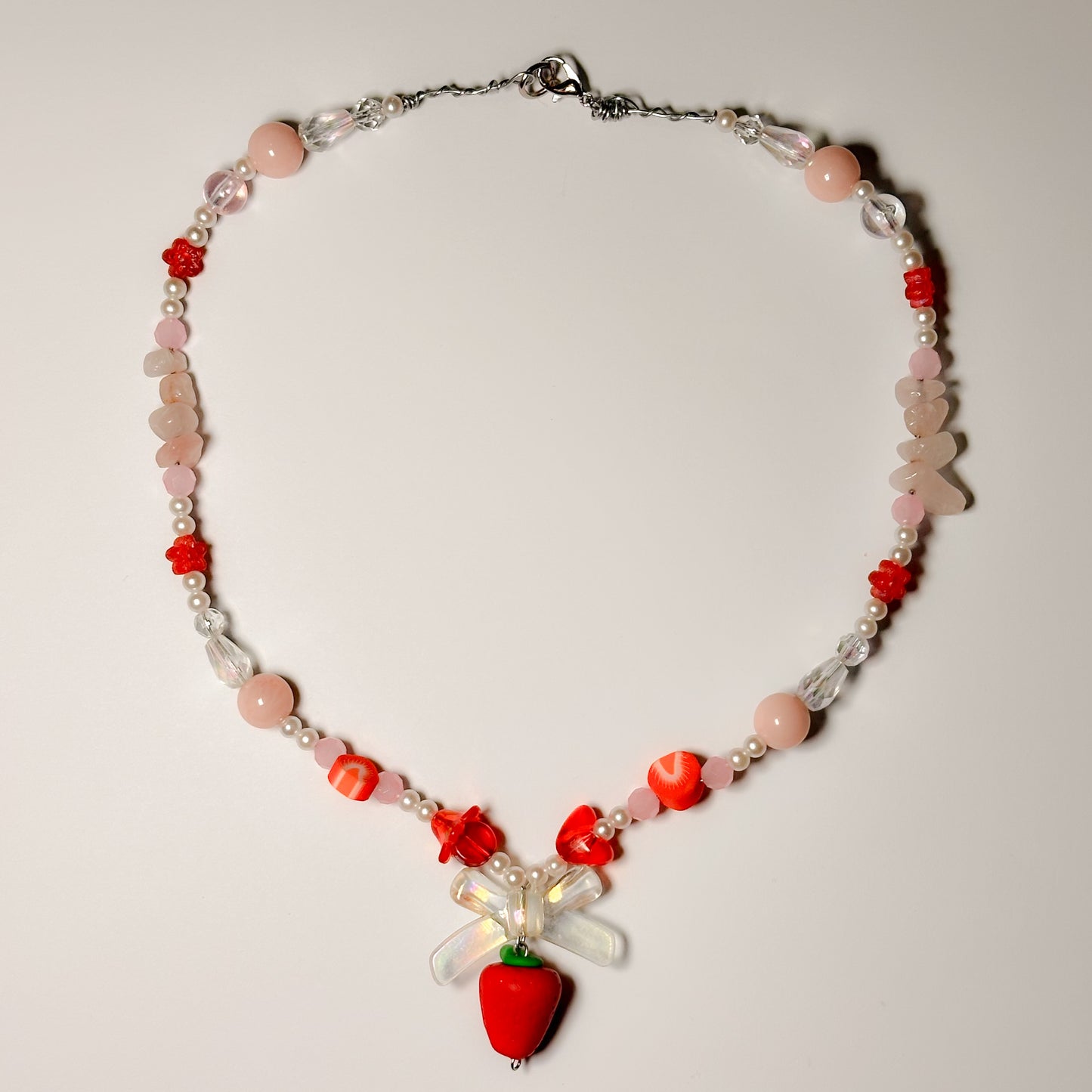 Handmade Strawberry Necklace