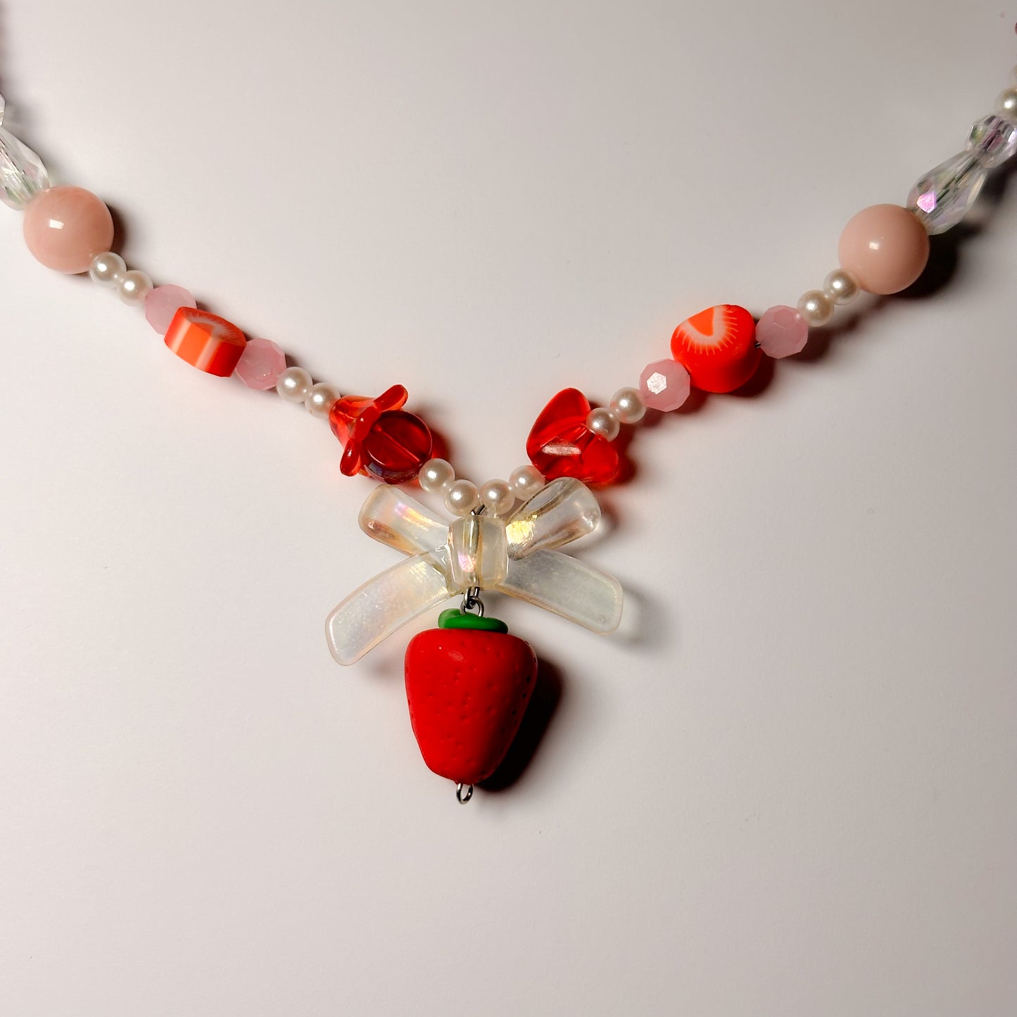 Handmade Strawberry Necklace