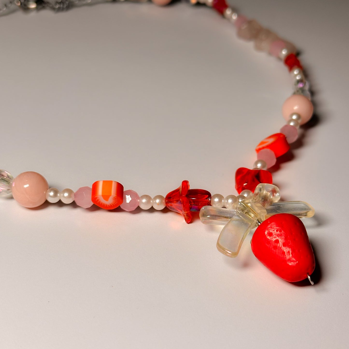 Handmade Strawberry Necklace