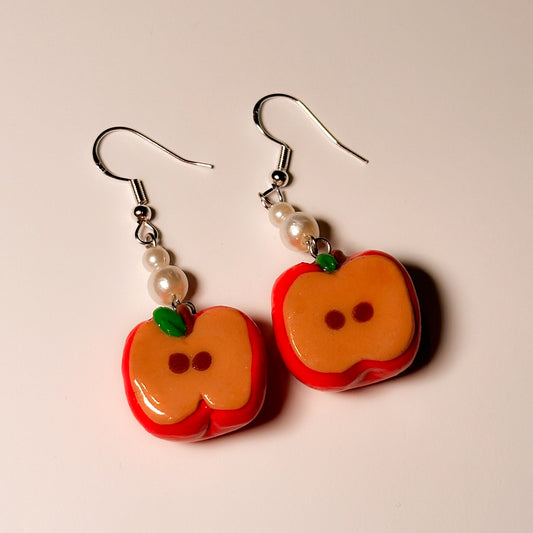 Handmade Apple Earrings
