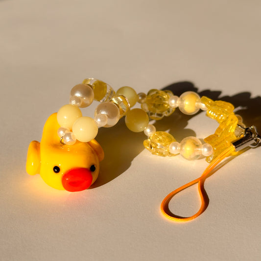 Duck Bestie Beaded Phone Charm