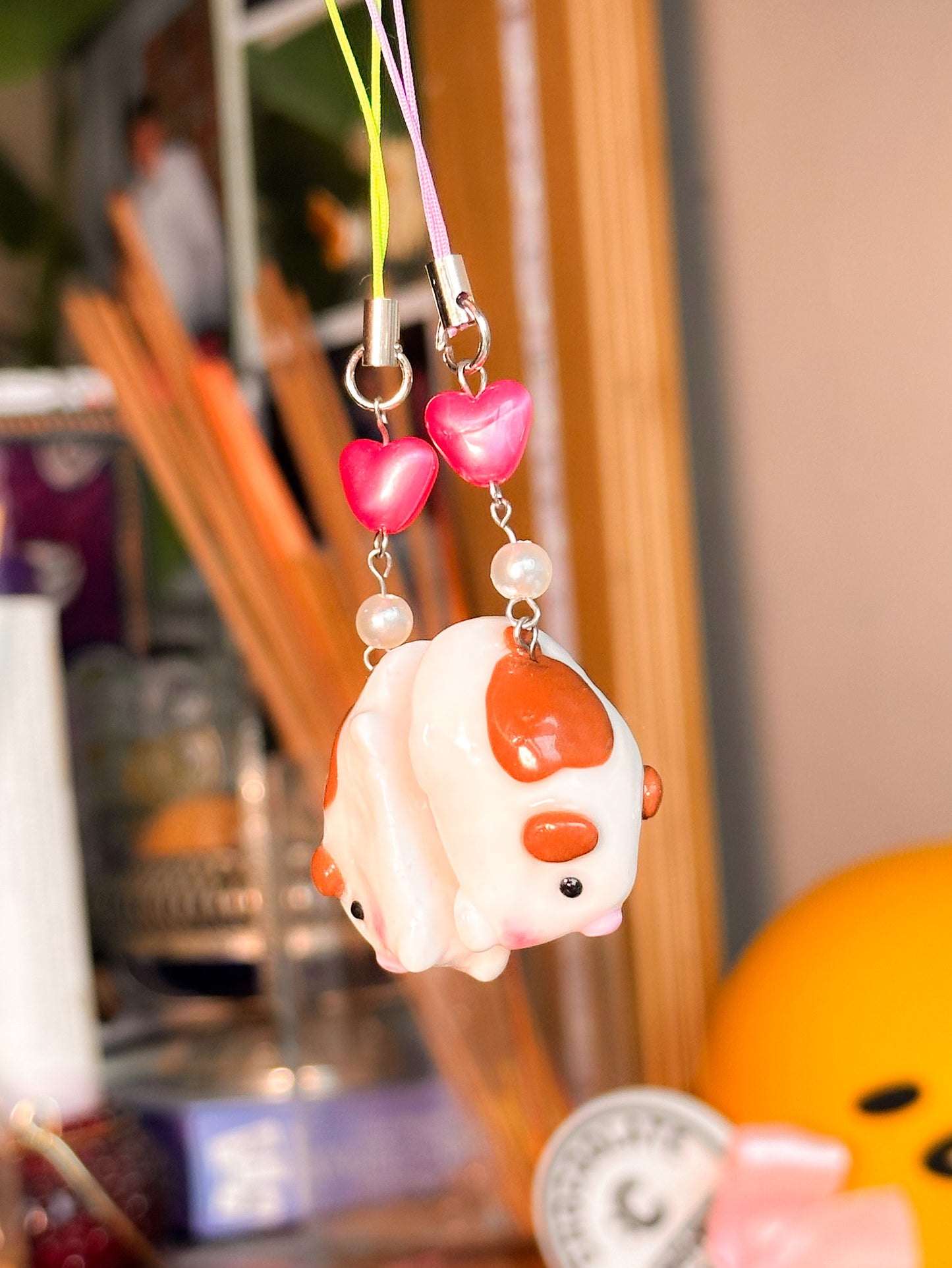 Guinea pig magnet phone charms