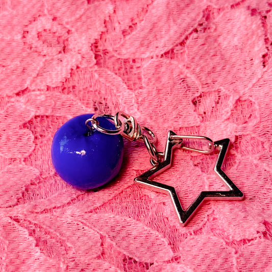 Blueberry keychain