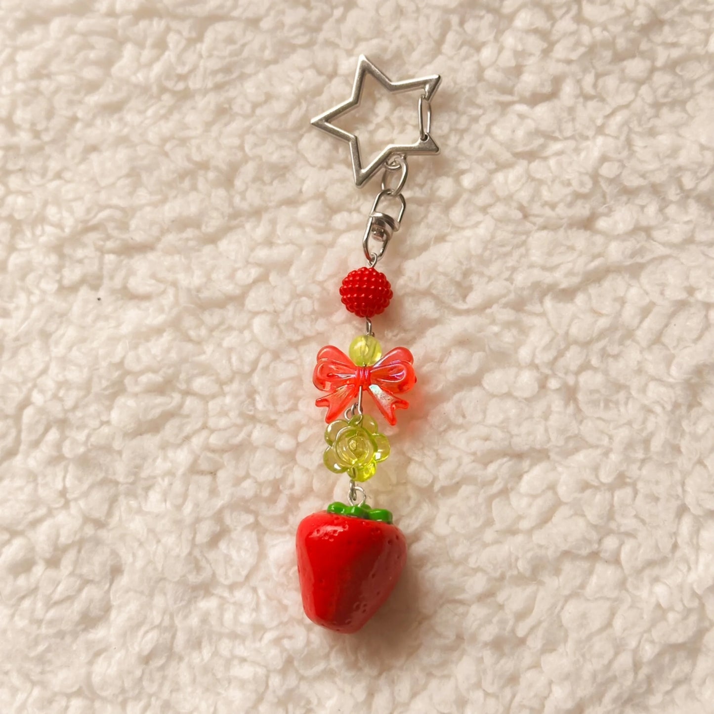 Strawberry keychain