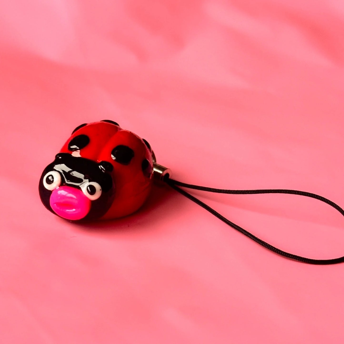 Ladybug bestie phone charm