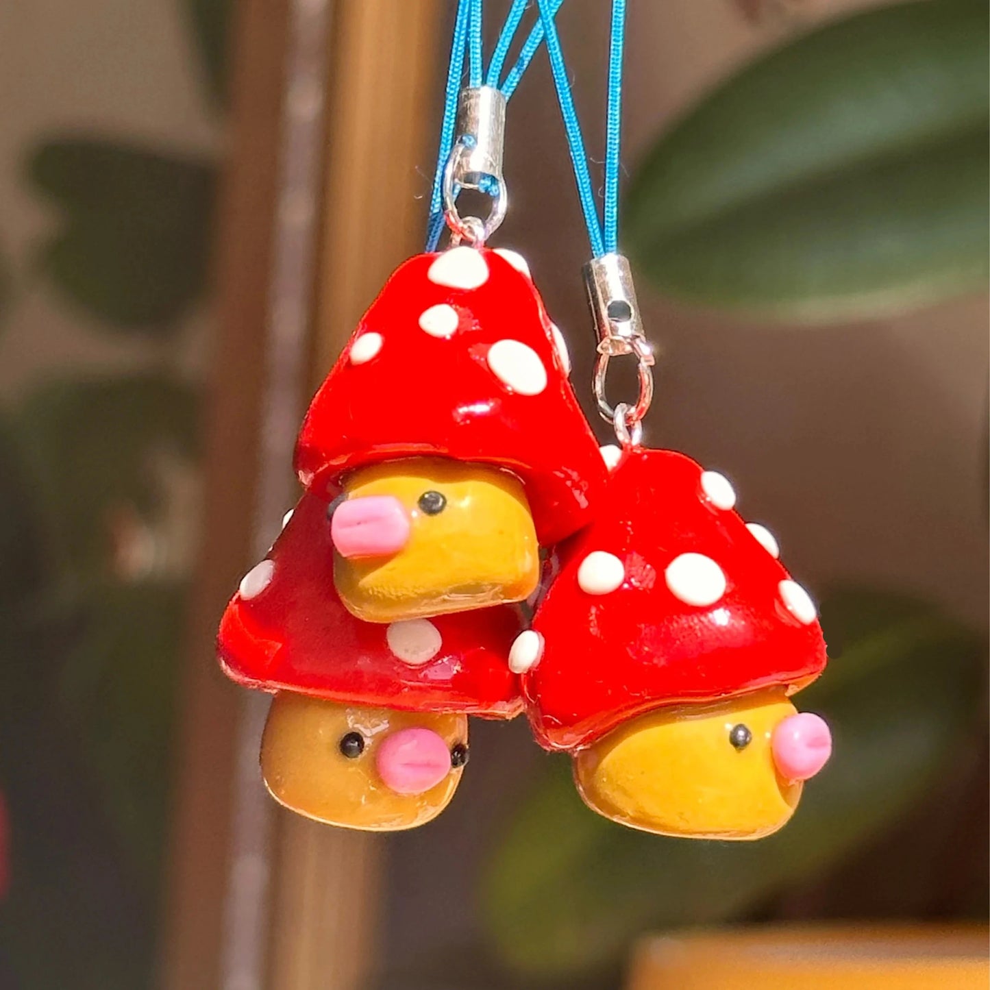 Mushroom baby charm